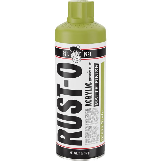 Rust-Oleum 11oz Rust-O Matte Grass Stain Artist Spray Paint
