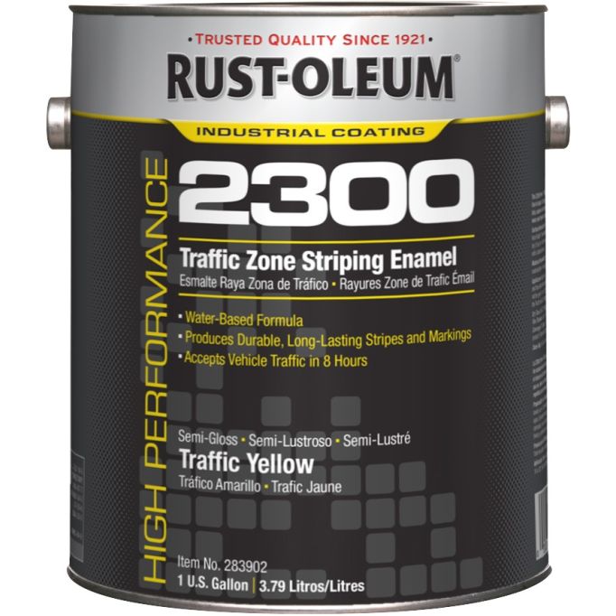 Rust-Oleum 1gal Semi-Gloss Yellow Traffic and Zone Striping Paint
