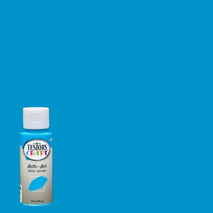 Testors Craft 2oz Island Breeze Matte Acrylic Paint