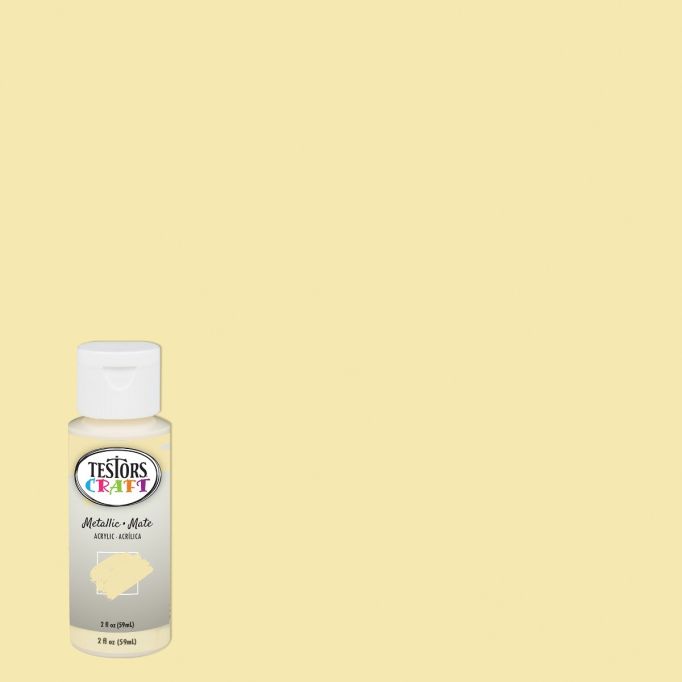 Testors Craft 2oz French Vanilla Acrylic Paint