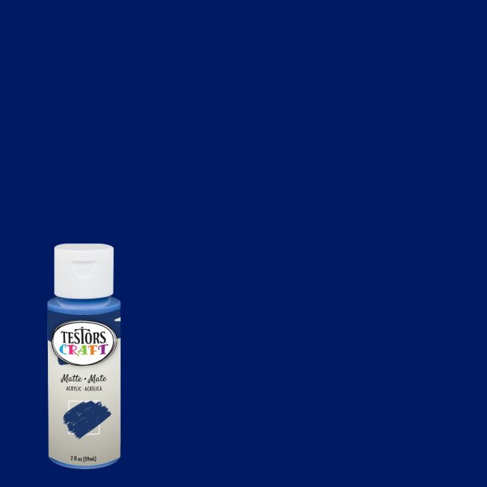 Testors Craft 2oz Royal Blue Matte Acrylic Paint