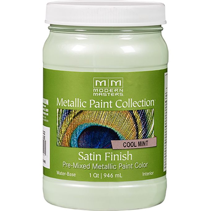Modern Masters 30oz Cool Mint Metallic Paint