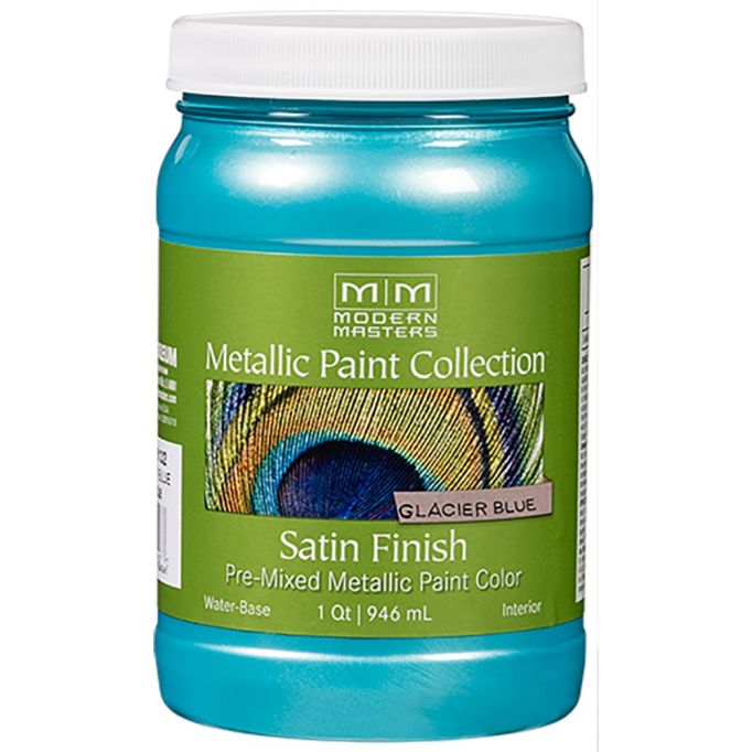 Modern Masters 30oz Glacier Blue Metallic Paint