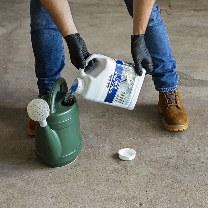 Rust-Oleum 1gal Quick Prep 3-in-1 Cleaner, Degreaser, & Etch For Concrete
