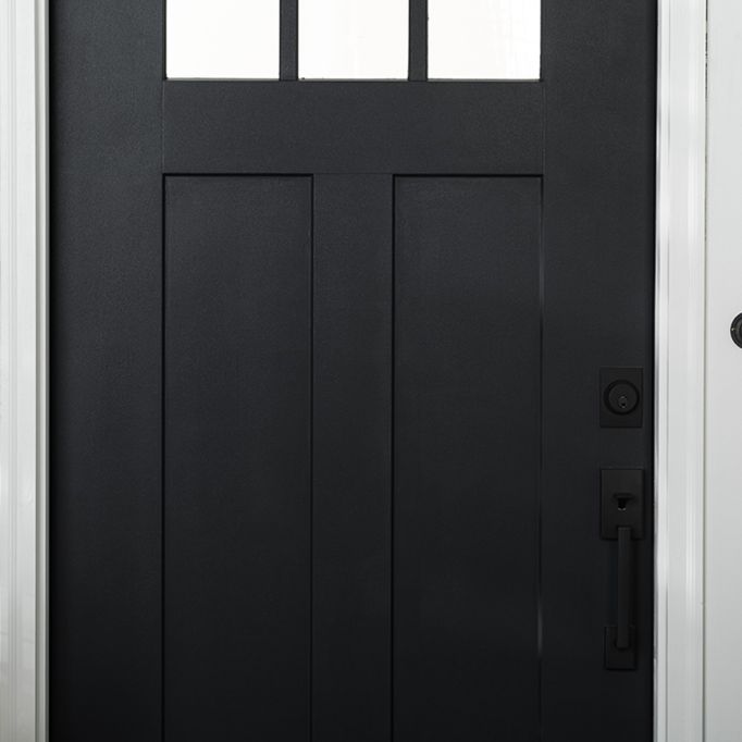 Rust-Oleum 1qt Satin Black Stops Rust Door & Trim Water-Based Paint