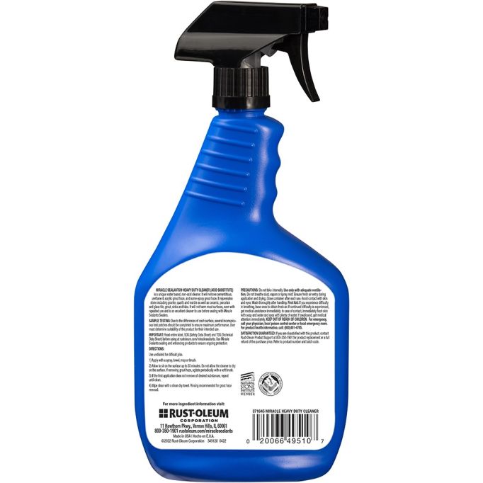 Miracle Sealant 32oz Heavy Duty Cleaner-Acid Substitute Trigger Spray