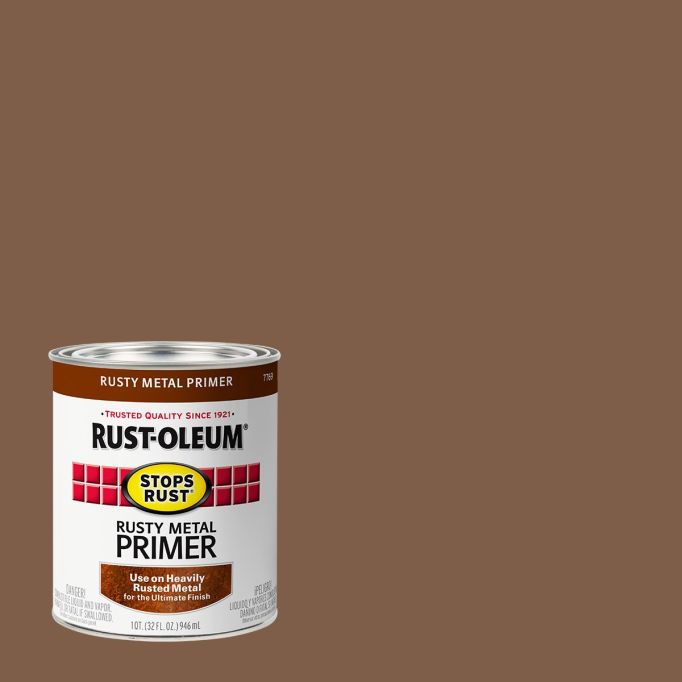 Rust-Oleum qt Rusty Metal Primer Stops Rust Paint