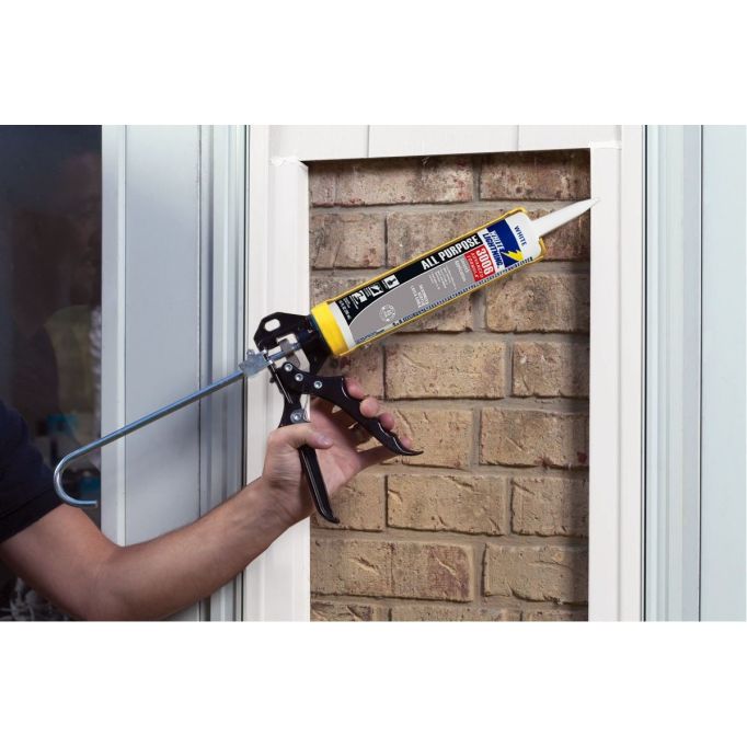 T4P White Lightning 3006 White & Dripless Caulk Gun Bundle