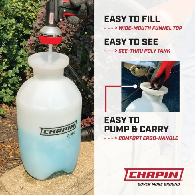 Chapin Polyethylene Lawn & Garden Hand Pump Sprayer