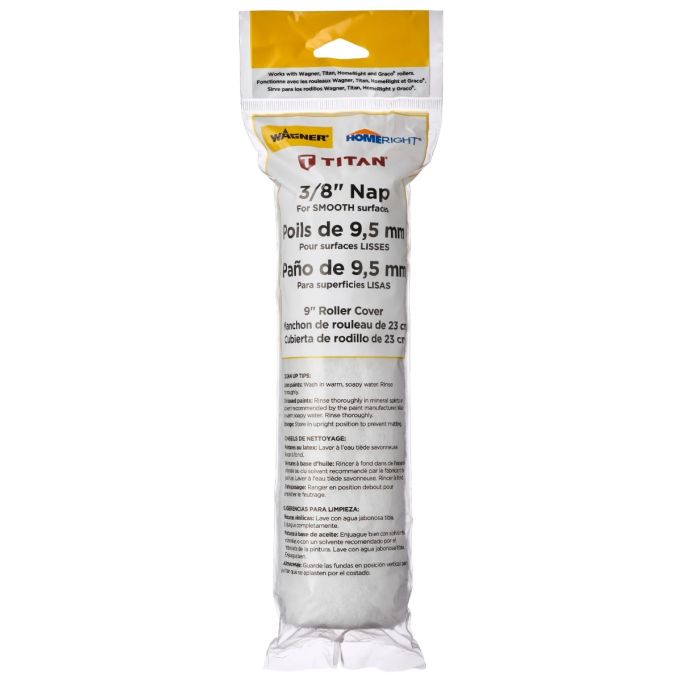 Wagner 9" x 3/8" Nap Perforated Roller Cover