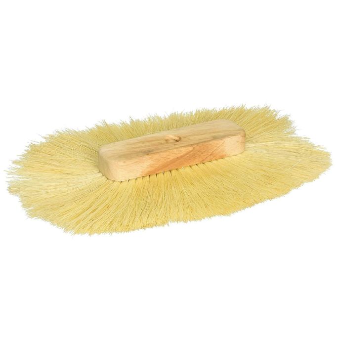 DQB Panda Paw I White Tampico Stippling Brush w/Threaded Hole
