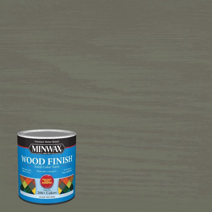 Minwax Qt Classic Gray Wood Finish Water-Based Solid Color Stain