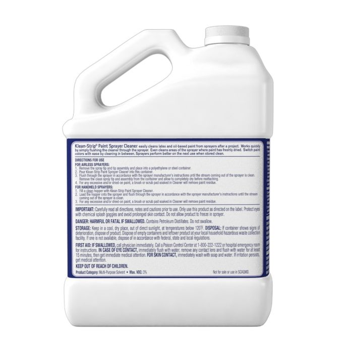 Klean Strip 1gal Paint Sprayer Cleaner