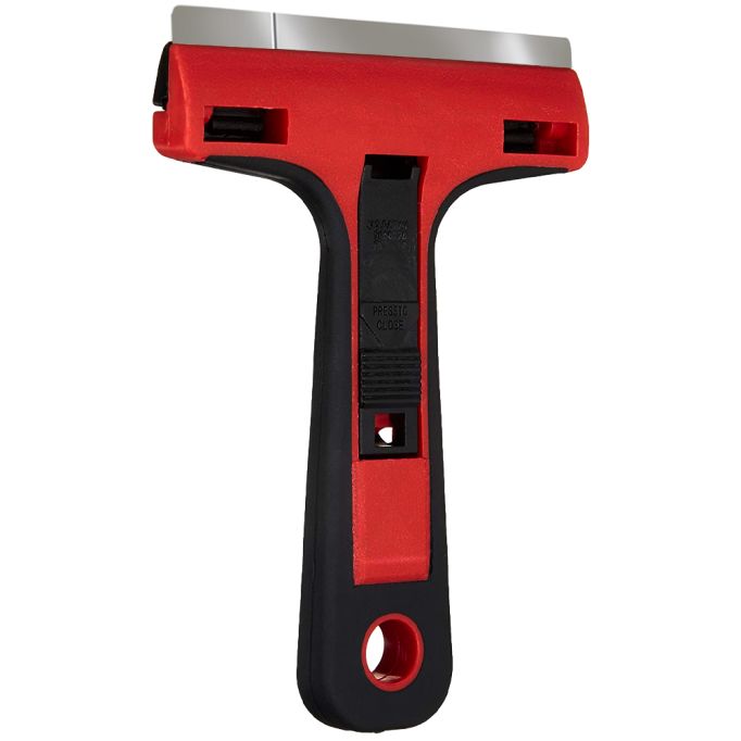 Allway 4" Glass & Tile Scraper Soft Grip