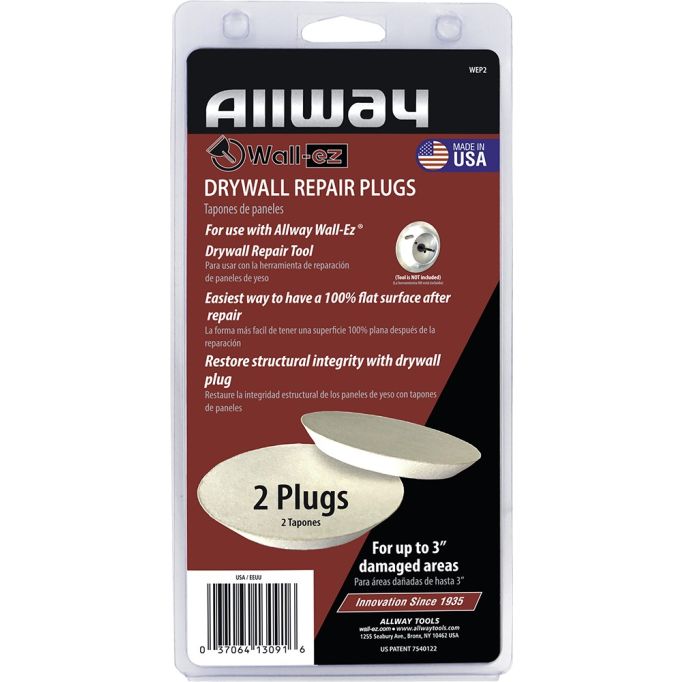 Allway Wall-Ez Drywall Repair Plug 2-pack