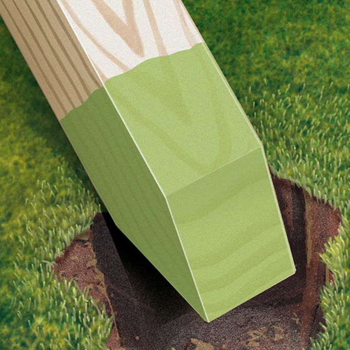 Woodlife 1qt Green Copper Coat Exterior Above/Below Ground Wood Preservative