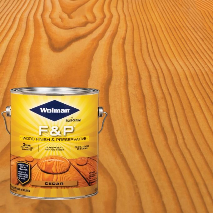 Wolman 1gal F & P Cedar Wood Finish & Preservative