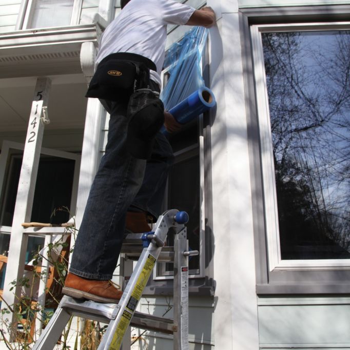 Trimaco 24" x 600' 1.5mil 60 Day Blue Tint Window Film