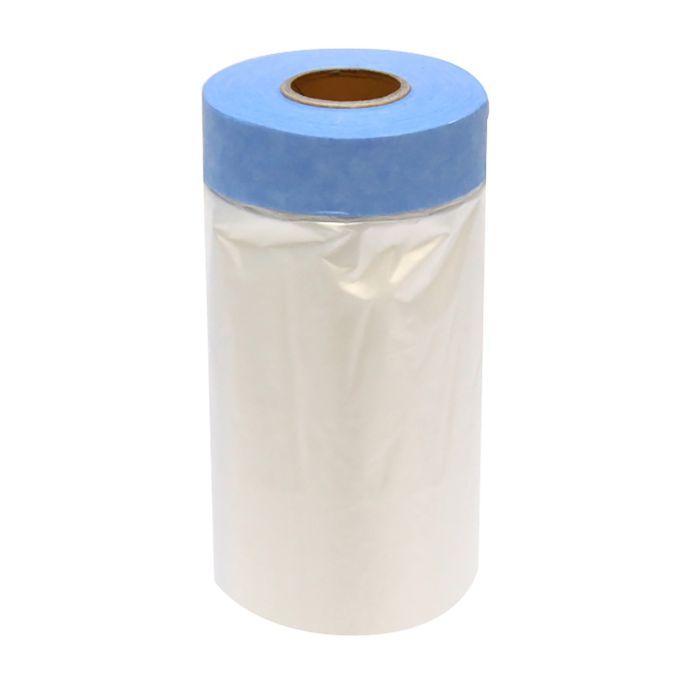 Trimaco Easy Mask 2' x 72' Tape & Drape Plastic Pretaped Drop Cloth