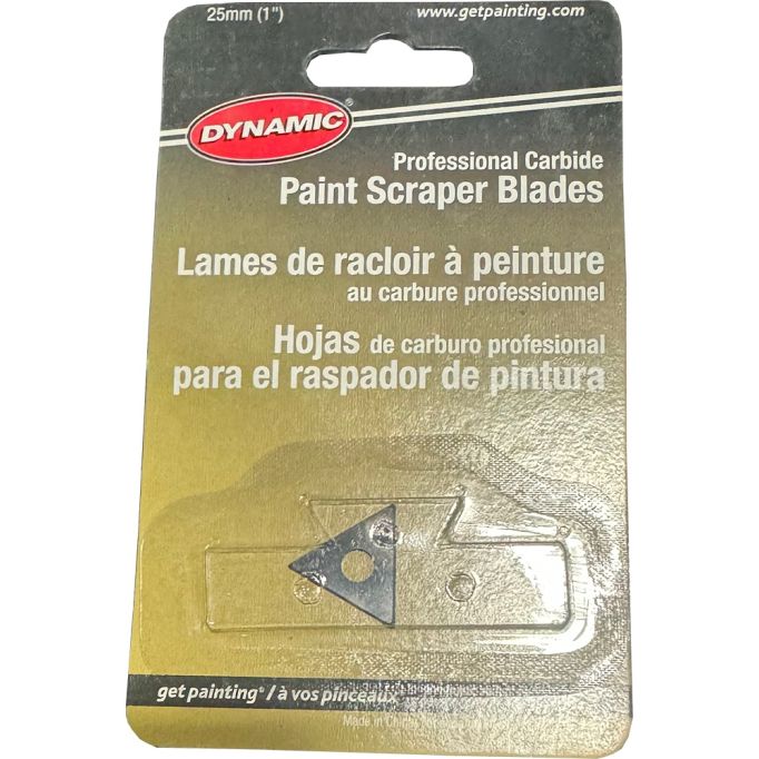 Dynamic 25mm (1") Tungsten Carbide 3-Edge Blade Carded 1Pc