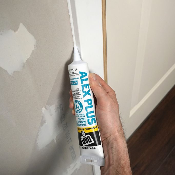 DAP 5.5oz White Alex Plus All Purpose Acrylic Latex Caulk Plus Silicone