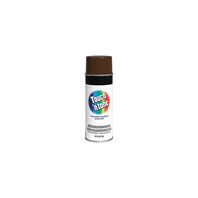 Derusto 12oz Leather Brown Touch 'n Tone All Purpose Spray Paint