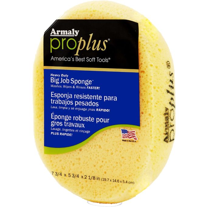Armaly Oval Big Job Sponge (5.8" x 2.1"x 7.8")
