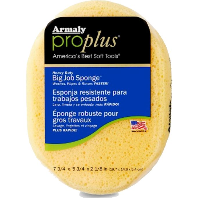 Armaly Oval Big Job Sponge (5.8" x 2.1"x 7.8")