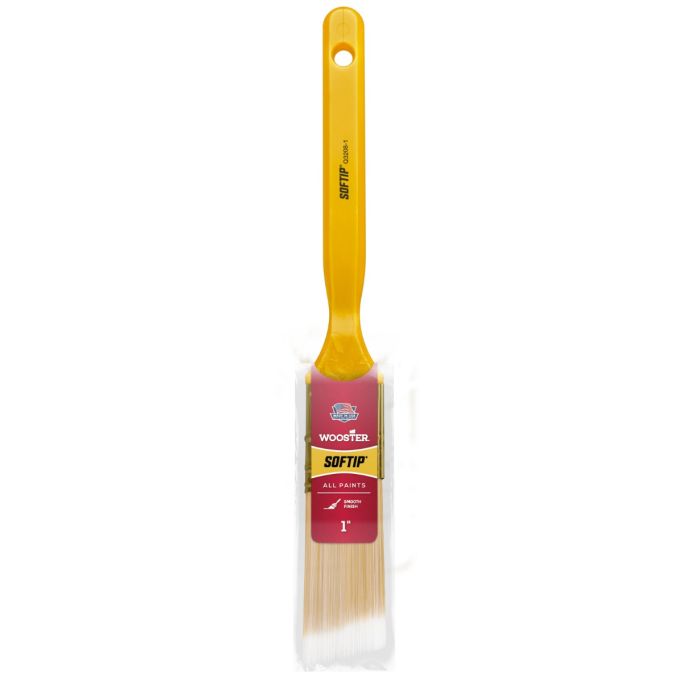 Wooster 1" Softip Nylon Angle Sash Paint Brush