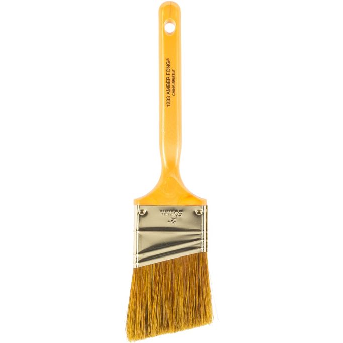Wooster 2" Amber Fong Brown China Bristle Angle Sash Paint Brush