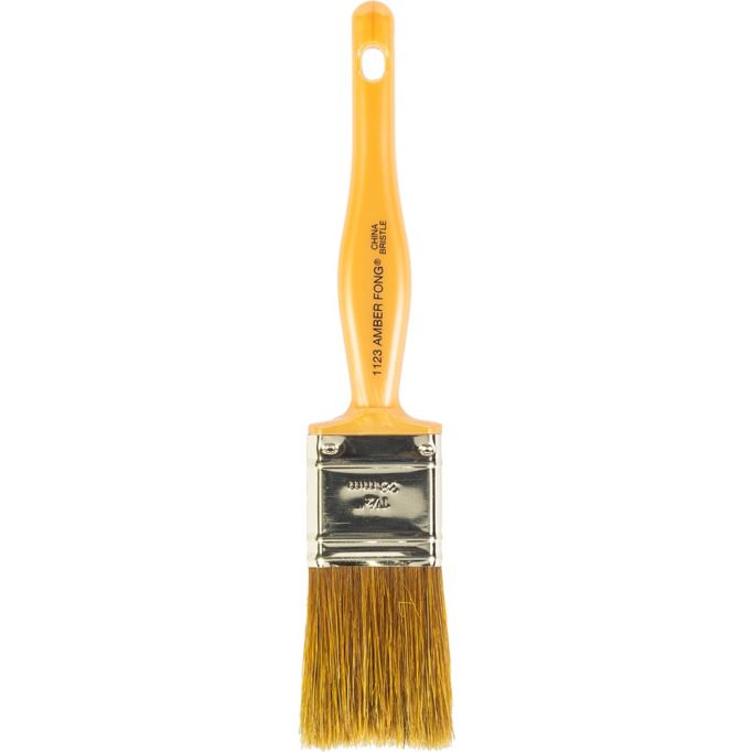 Wooster 1-1/2" Amber Fong Brown China Bristle Paint Brush