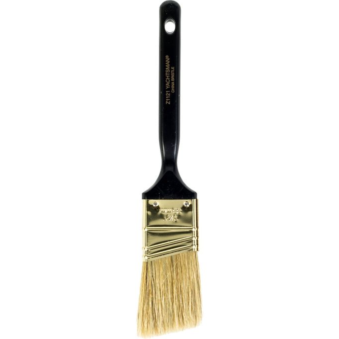 Wooster 1-1/2" Yachtsman White China Firm Bristle Angle Sash Paint Brush