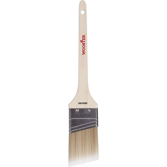 Wooster 2" Gold Edge Firm Thin Angle Rat Tail Paint Brush