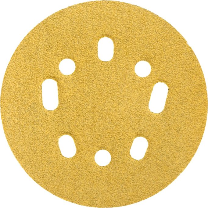Norton 5" 5 & 8 Hole P60 Hook & Sand Paper H&L UVH Disc 25Pk