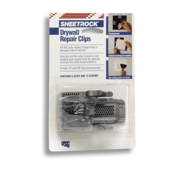 USG Drywall Repair Clips 00503 (6 per Pack)
