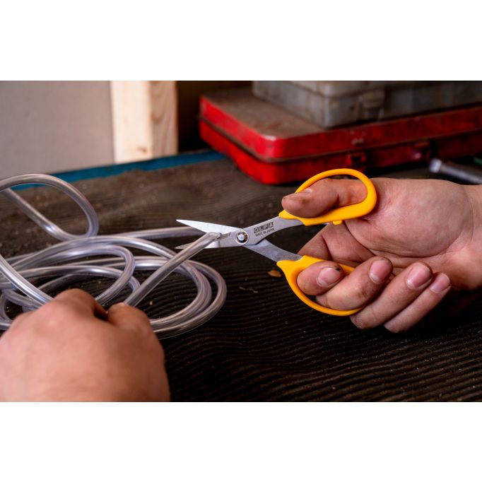 OLFA 5" Serrated-Edge Stainless Steel Scissors