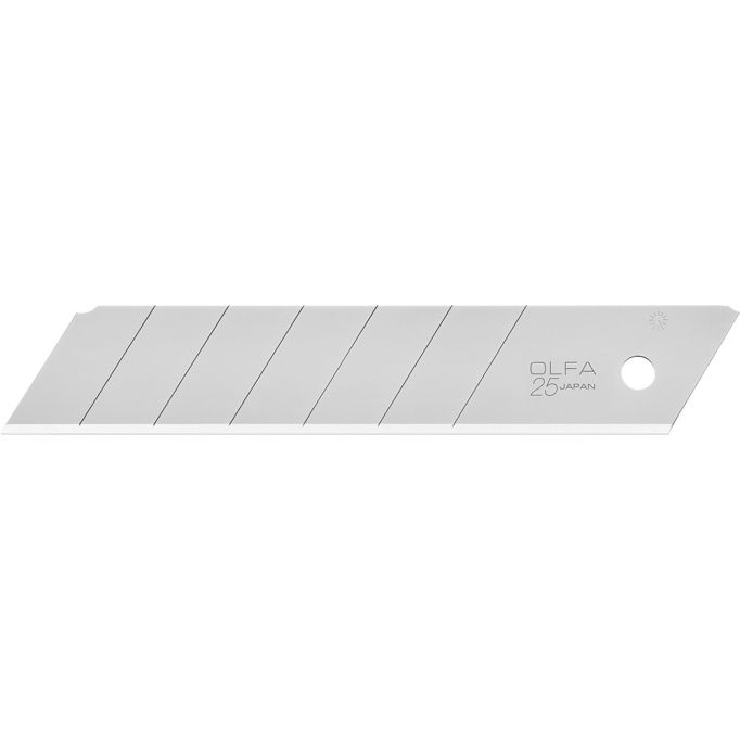 OLFA HB-5B 25mm 7-Pt Silver Extra Heavy-Duty Snap-Off Blade (5pk)
