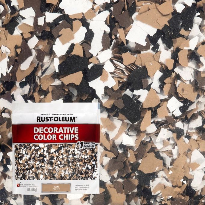 Rust-Oleum 1lb Tan Blend Decorative Chips