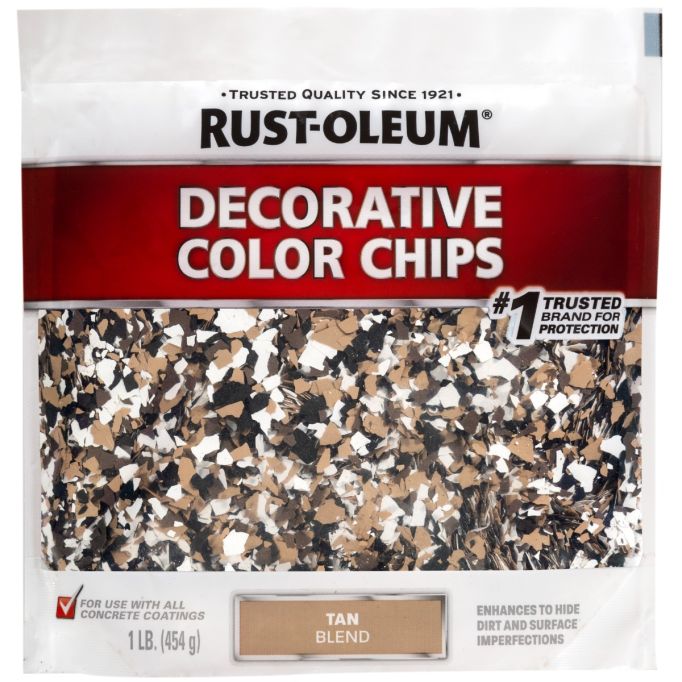 Rust-Oleum 1lb Tan Blend Decorative Chips