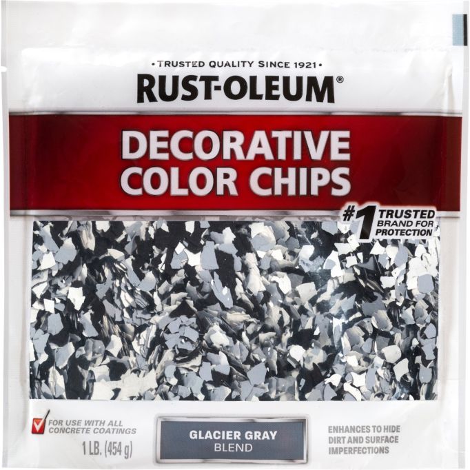 Rust-Oleum 1 lb Glacier Gray Blend Decorative Chips