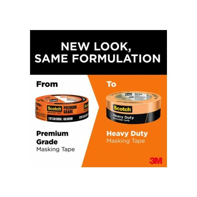 3M 2020+ Scotch Heavy Duty Masking Tapes