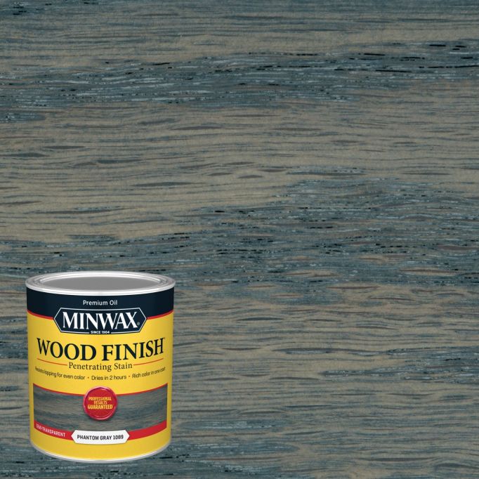Minwax 1Qt Phantom Gray 1089 Semi-Transparent Stain (High Performance)