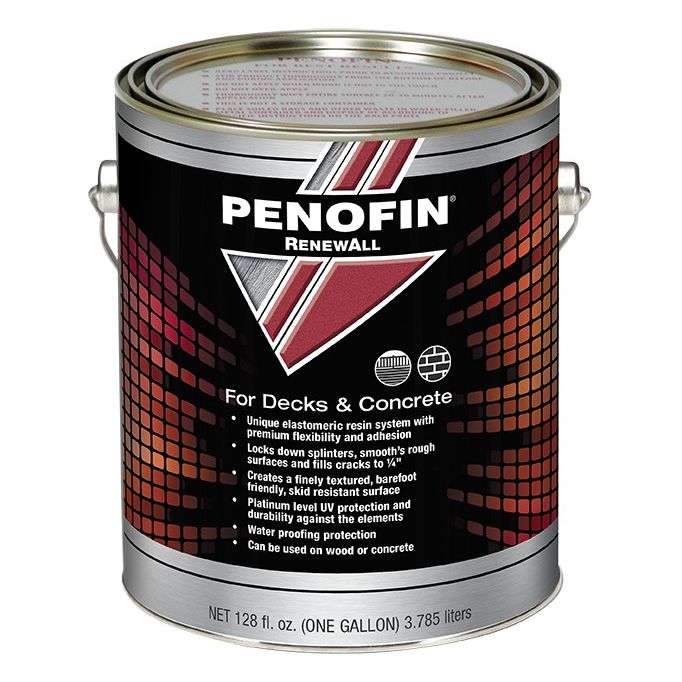 Penofin 1gal Terra Cotta RenewAll Elastomeric Deck & Concrete Coating