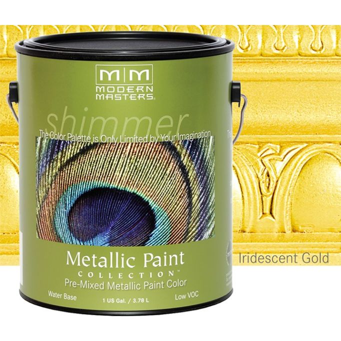 Modern Masters 1gal Iridescent Gold Metallic Paint