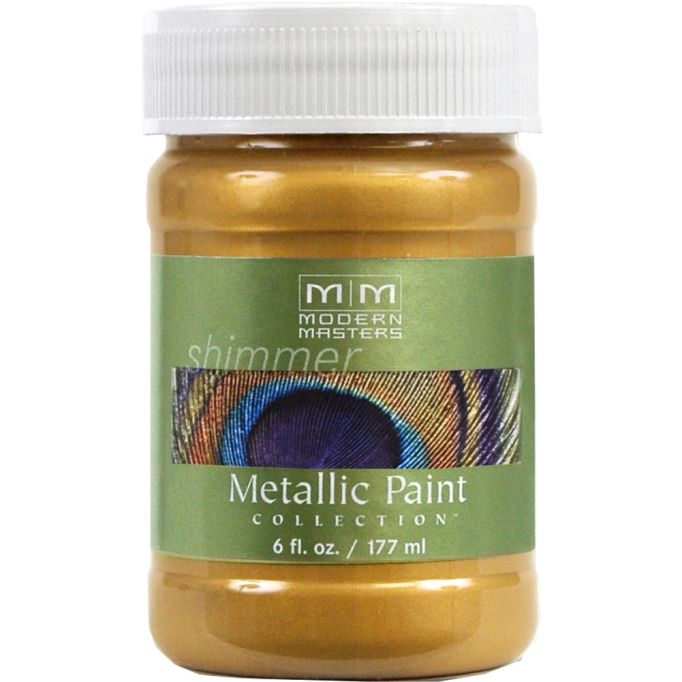 Modern Masters 5.5oz Iridescent Gold Metallic Paint