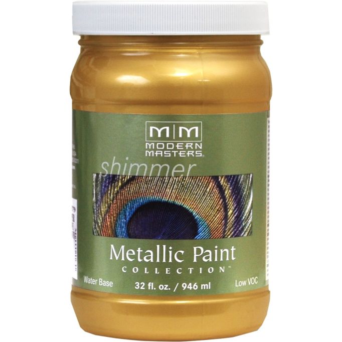 Modern Masters 30oz Iridescent Gold Metallic Paint