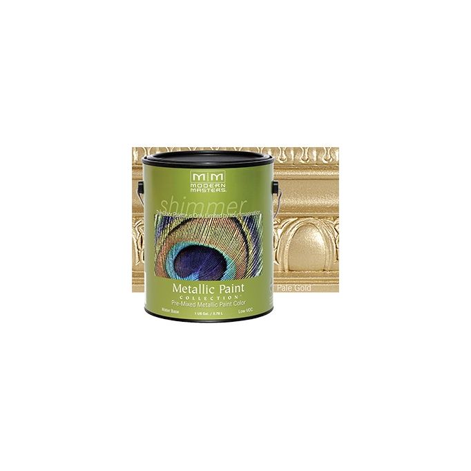 Modern Masters 1gal Pale Gold Metallic Paint
