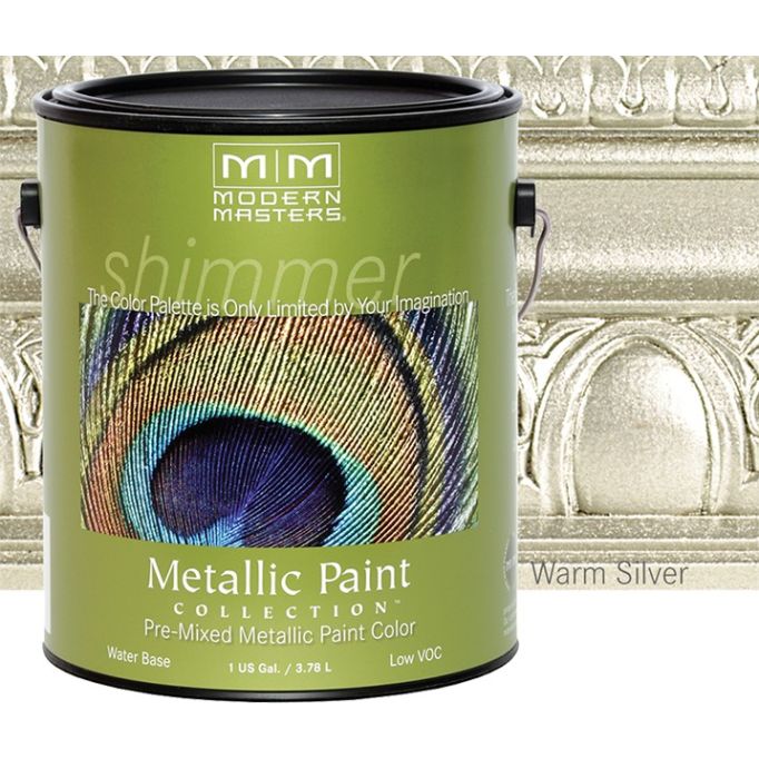Modern Masters 1gal Warm Silver Metallic Paint