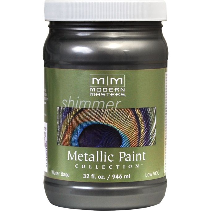 Modern Masters 30oz Steel Gray Metallic Paint