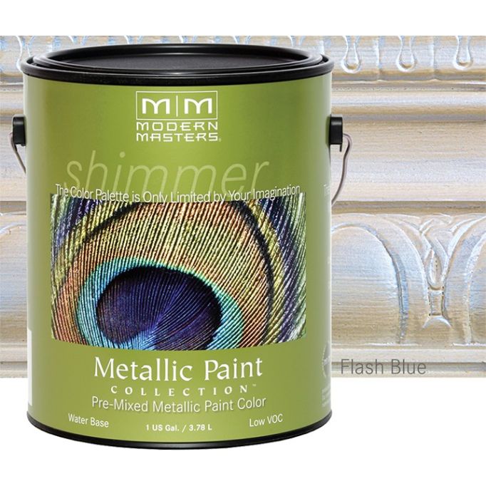 Modern Masters 1gal Flash Blue Metallic Paint